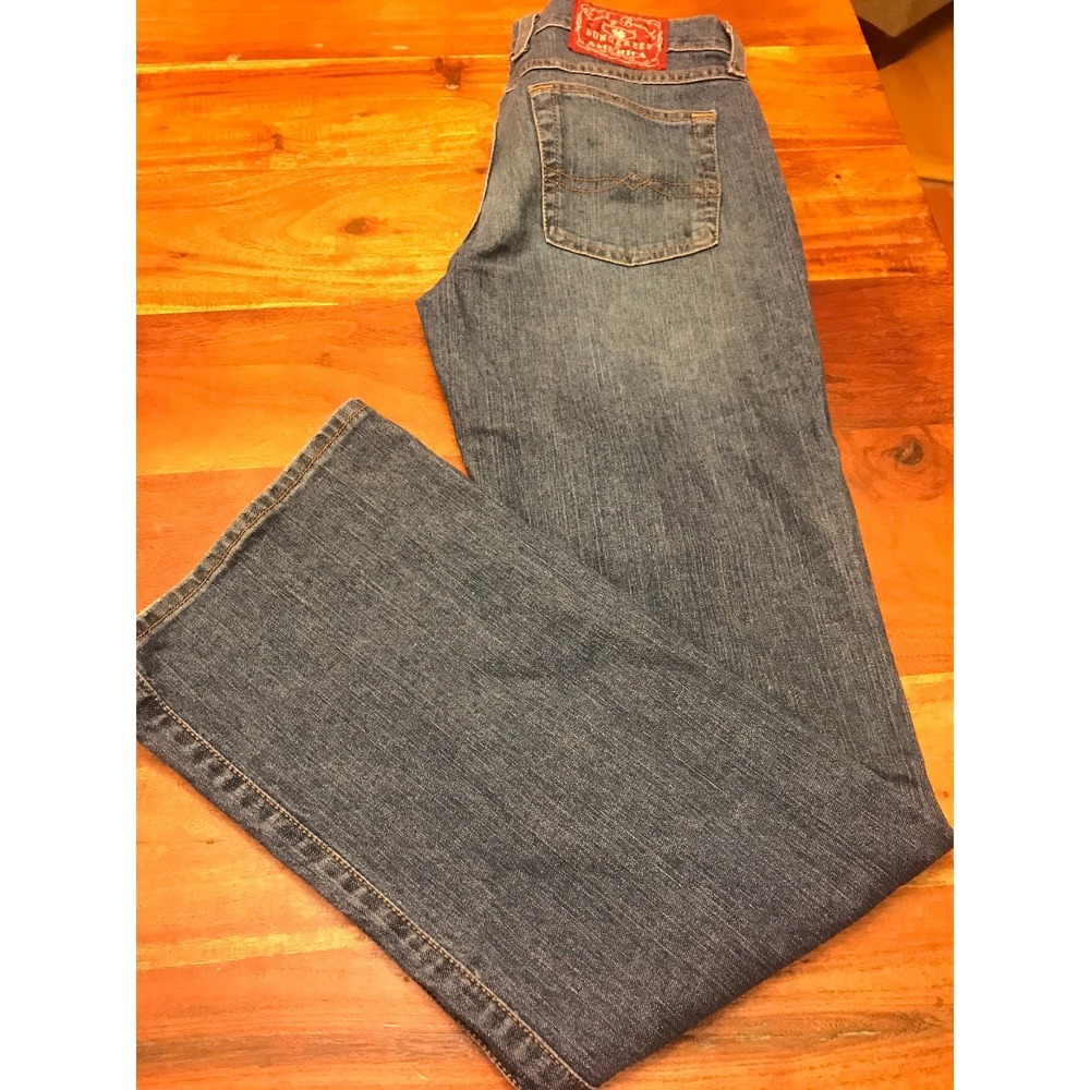 LUCKY BRAND DUNGAREES Women's Blue Jeans Size 29 Mid Rise Jeans Regular (TD)